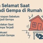 Cara Selamat Saat Terjadi Gempa di Rumah